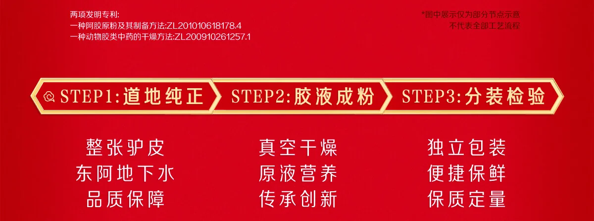 【中国直邮，时效5-12天】东阿阿胶小金条阿胶速溶粉30袋*4g便携易冲泡女性调理送礼礼品（加州不发货） detail image 7