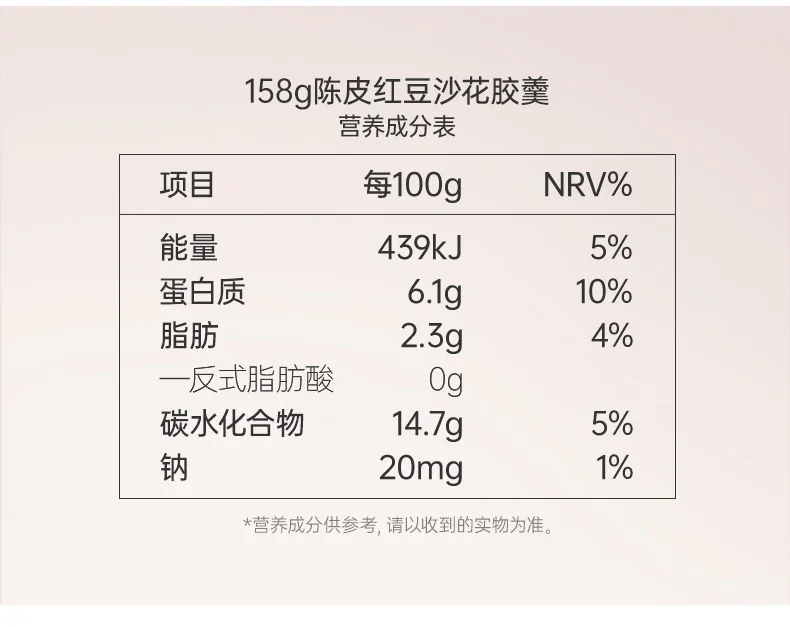 官栈 陈皮红豆沙花胶羹158g 【试吃】 158g*1碗 详情图 12
