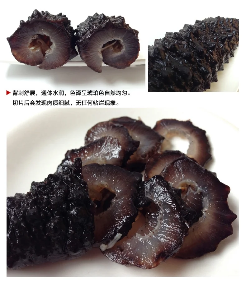 Haishentianxia Wild Black Spike Dried Atlantic Sea cucumber EU001 detail image 5