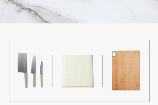 Robam Fully automatic intelligent disinfection knife holder chopsticks sterilizer Green KR-65  Sterilization drying smart security detail image 8