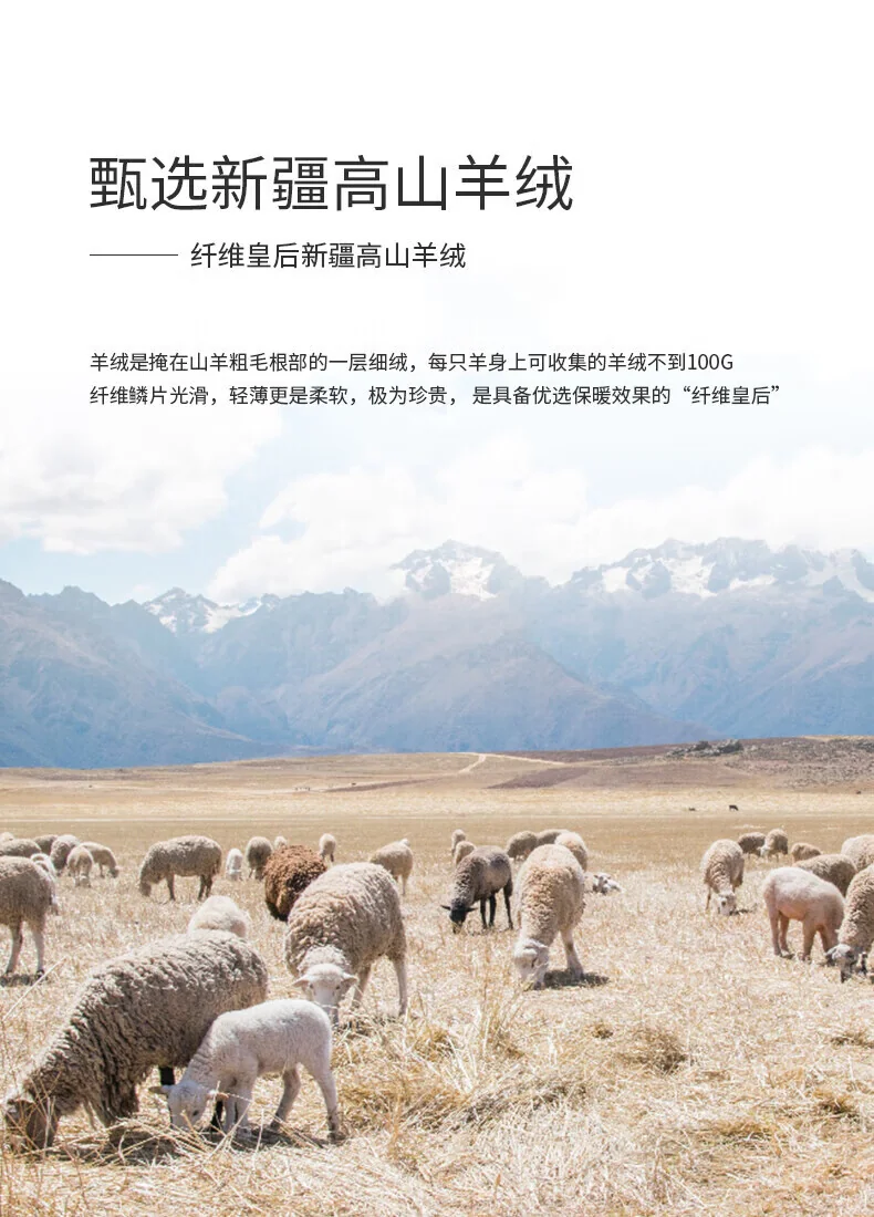 【中国直邮，时效10-15天】恒源祥羊绒护膝保暖发热老寒腿中老年人关节炎秋冬羊毛膝盖小腿防风寒 L码 （适合体重111-140斤） detail image 3