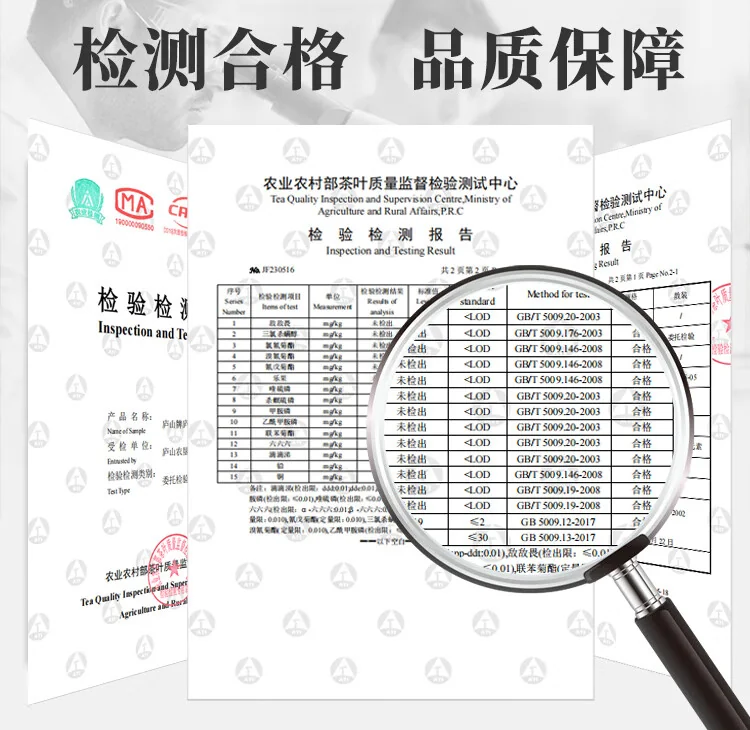 【中国直邮，时效7-15天】庐山 明前特级2026年新茶 绿茶 庐山云雾茶 九江高山绿茶茶叶铁罐装60g 详情图 12