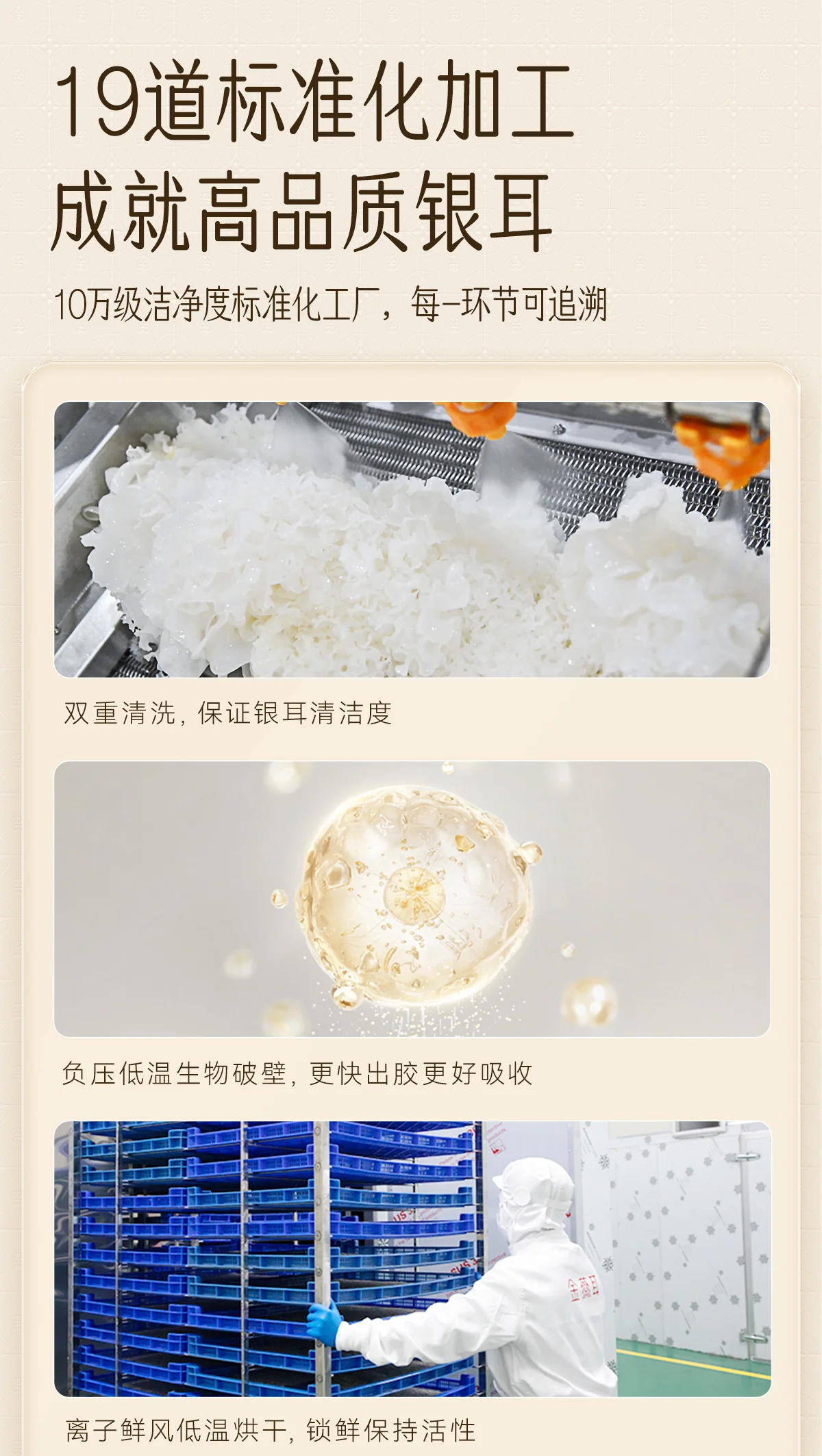 【赠品，不单独销售】金燕耳高山生态有机银耳金萃40g(20袋*2g）一盒 detail image 17