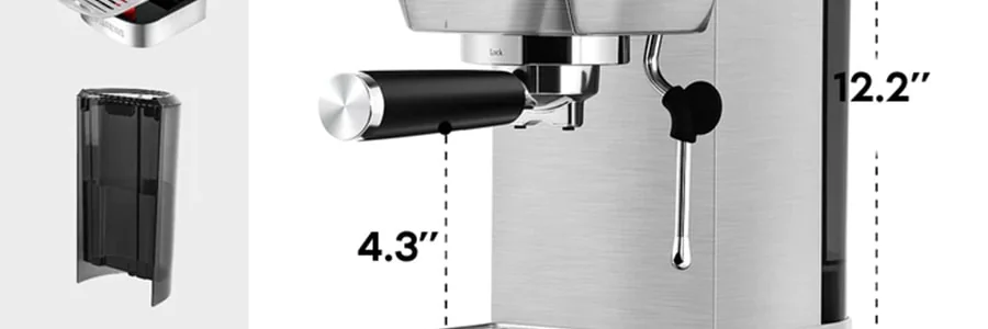 CASABREWS咖佰士 意式咖啡机 49oz水箱 半自动打奶泡机 3700Essential detail image 20