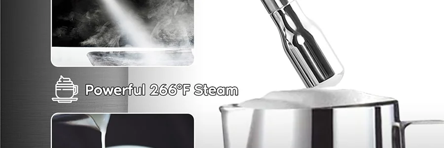 CASABREWS咖佰士 意式咖啡机 43.9oz水箱 半自动打奶泡机 3700Gense detail image 14