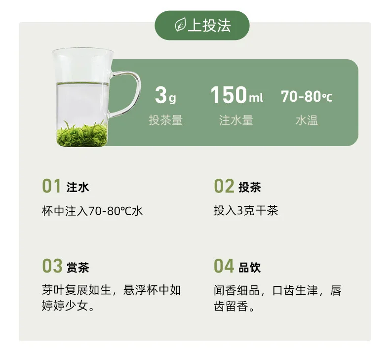 【中国直邮，时效7-15天】蓝焙 2026年新茶 绿茶1938条盒恩施玉露茶叶明前特级120g 小泡袋装自饮送礼 详情图 17