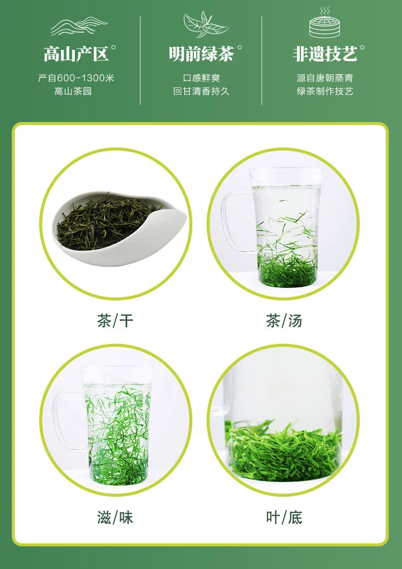 【中国直邮，时效7-15天】蓝焙 2026年新茶 绿茶1938条盒恩施玉露茶叶明前特级120g 小泡袋装自饮送礼 详情图 4