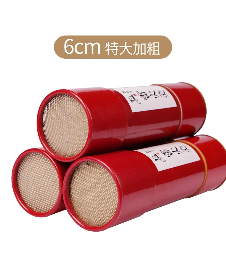 【China Direct Shipping, 10-15 days】Herb Langzhong 4cm Thunder Fire Moxibustion Moxa Sticks 6pcs + Wooden Moxibustion Box lhj02 Larger Moxibustion Surface, Stronger Moxibustion Feeling detail image 4