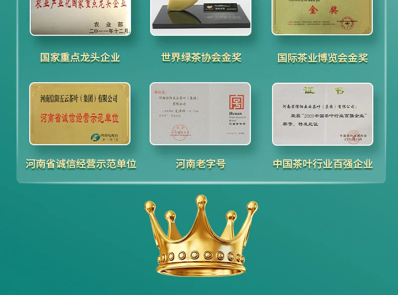 【中国直邮，时效5-12天】龍潭（LONG TAN）百年龙潭信阳毛尖雨前一级头采正宗原产雅240克礼盒 detail image 17