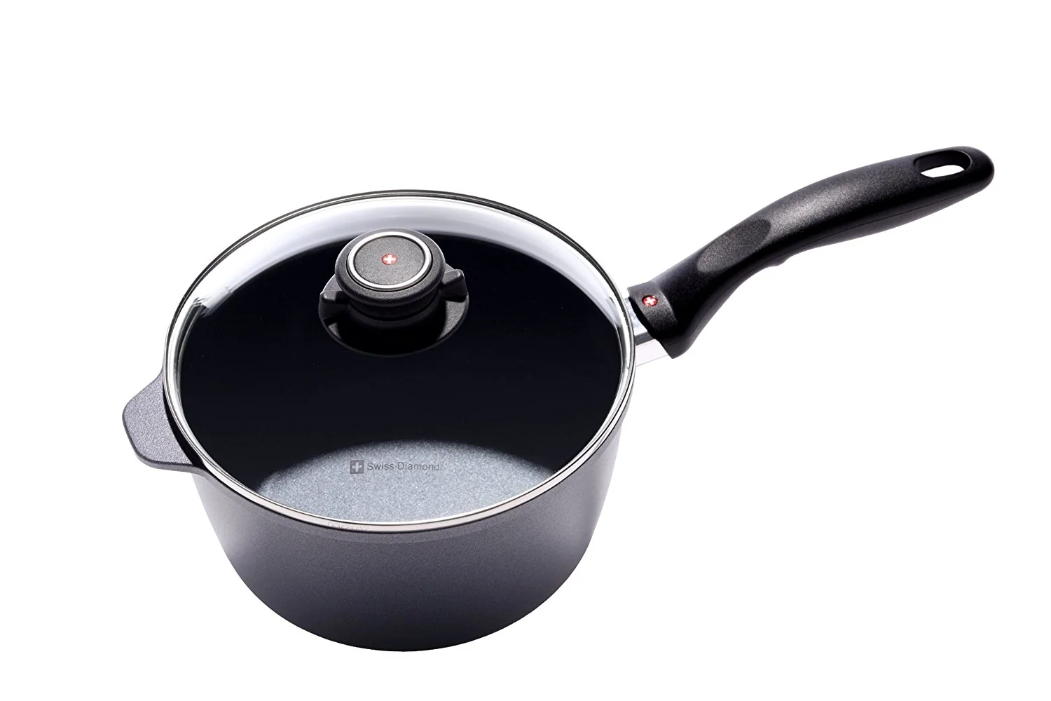 Swiss Diamond Nonstick  Induction Nonstick Saucepan - 3.2 qt (8")   6720ic HD Classic Series detail image 1