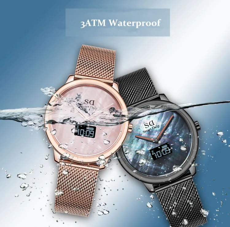 SD Touchscreen Smartwatch Waterproof Stainless Steel Wrist Watch 124L detail image 11