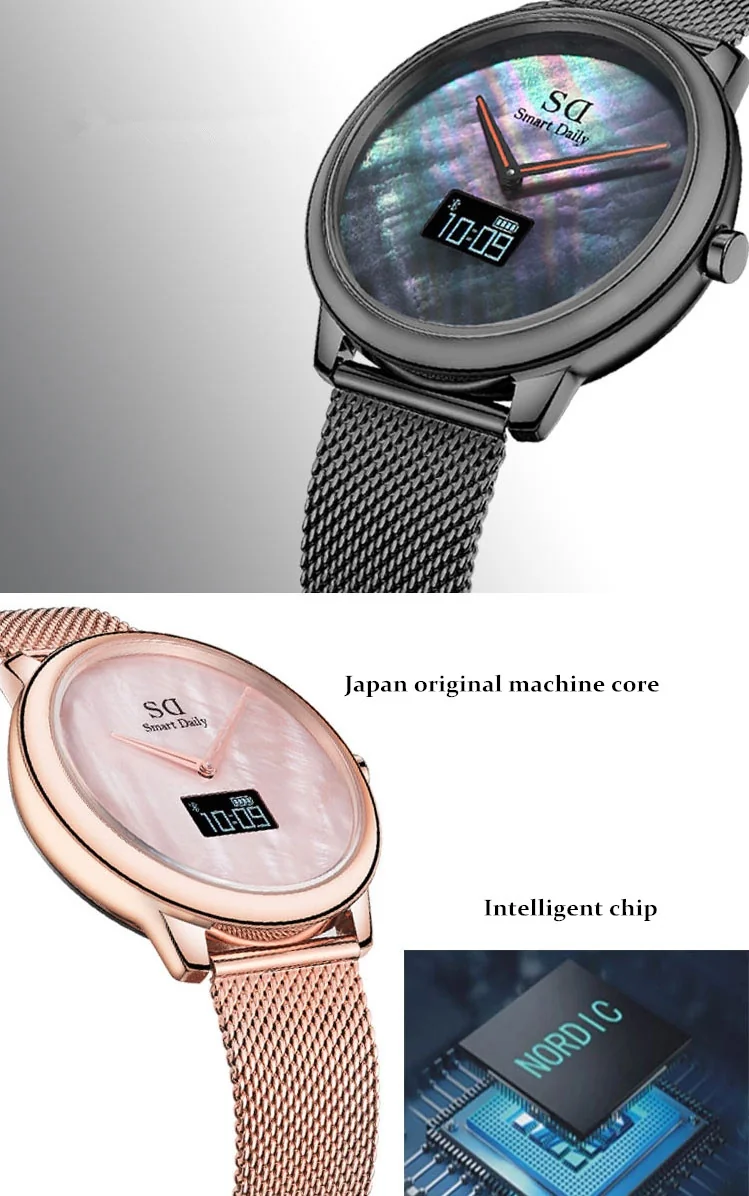SD Touchscreen Smartwatch Waterproof Stainless Steel Wrist Watch 124L detail image 8