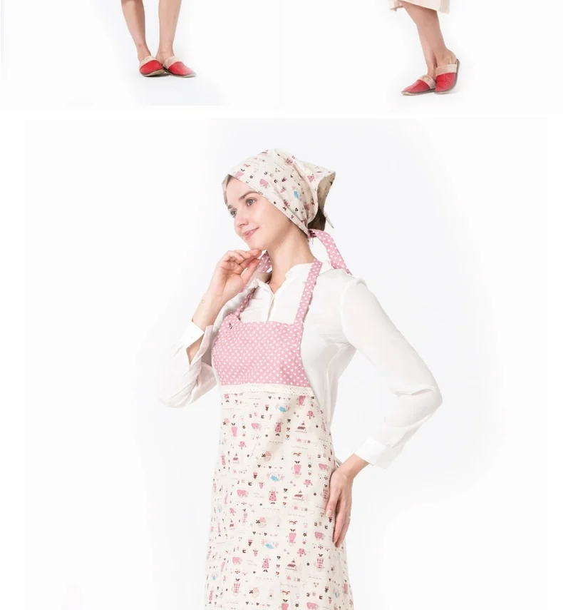 Su Yu home linen fabric apron SJ-WQ01 skin-friendly and non-toxic health and comfort moisture absorption and ventilation detail image 15