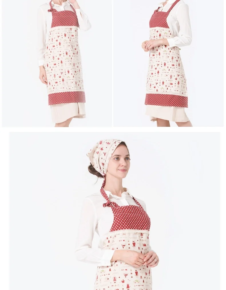 Su Yu home linen fabric apron SJ-WQ01 skin-friendly and non-toxic health and comfort moisture absorption and ventilation detail image 18