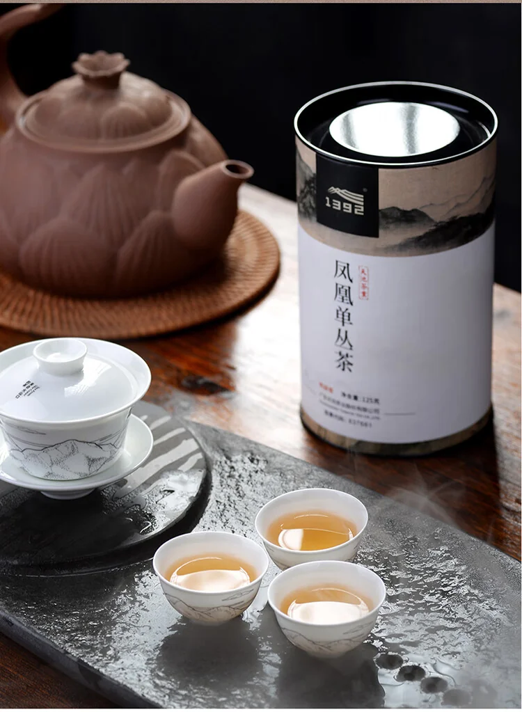 天池乌龙茶传承凤凰单丛茶单枞鸭屎香 一级125g罐装茶叶送礼 detail image 9