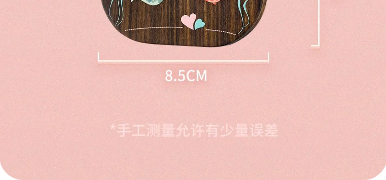 【中国直邮，时效8-20天】谭木匠 梳镜套装-鱼生有你 小巧便携情侣木梳 礼盒装 detail image 8