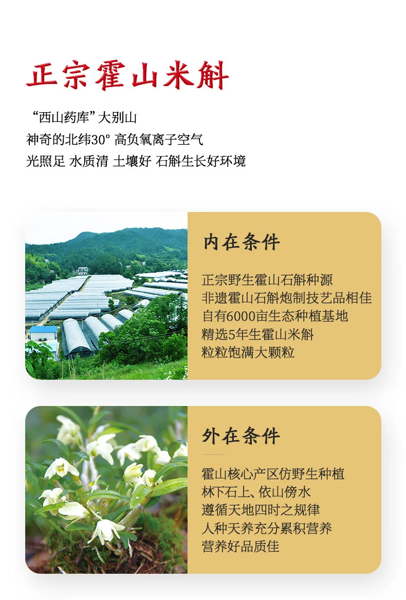 【中国直邮，时效10-15天】天下泽雨 【人气礼盒】精选霍山米斛枫斗礼盒装 20g 龙头凤尾 正宗霍山石斛米斛枫斗 detail image 4