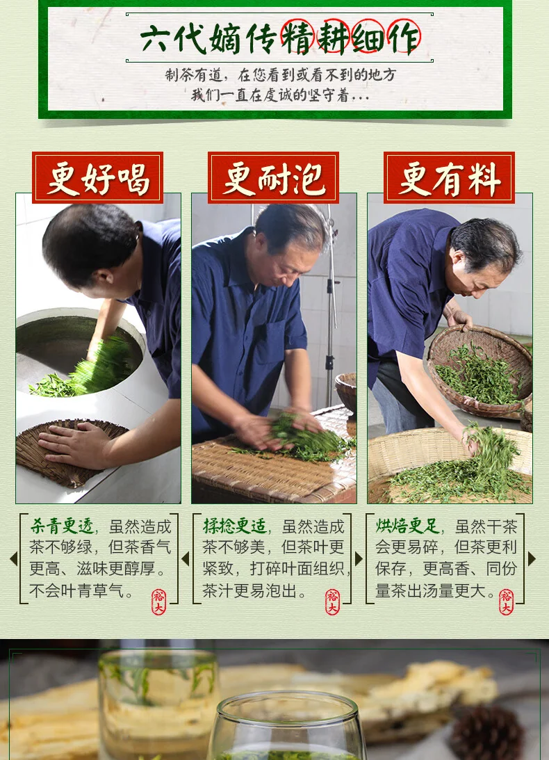 【中国直邮，时效7-15天】谢裕大 2026新茶 绿茶 金奖顶芽安徽黄山毛峰特级一等60g听装自饮口粮 详情图 6