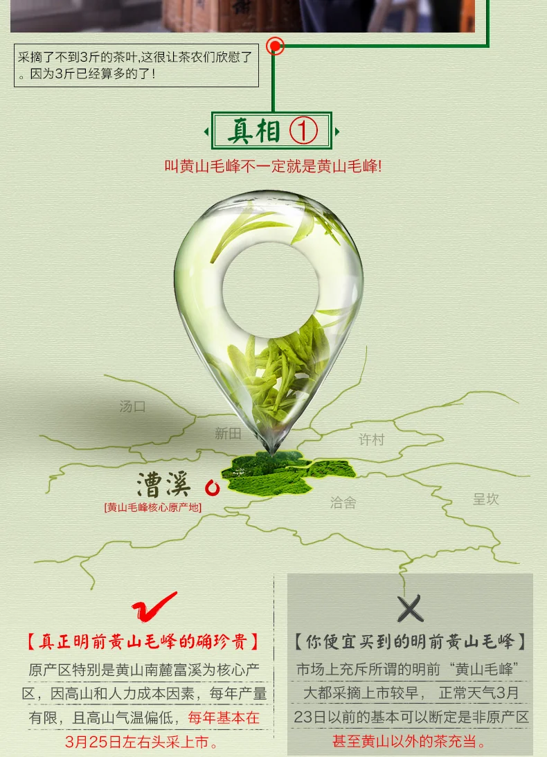 【中国直邮，时效7-15天】谢裕大 2026新茶 绿茶 金奖顶芽安徽黄山毛峰特级一等60g听装自饮口粮 详情图 12