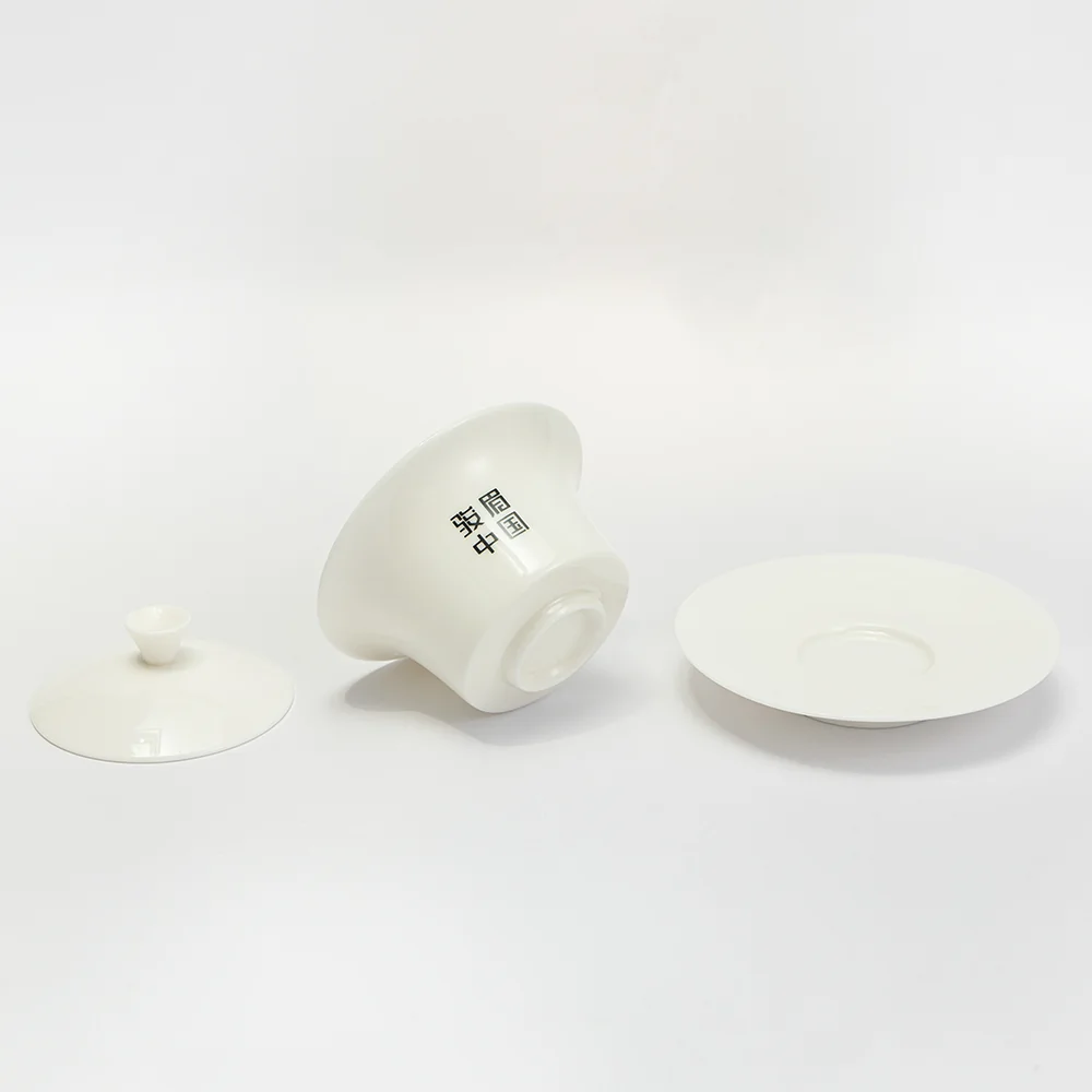 Zhengshantang, 1 Covered Tea Cup+2 Tasting Cups detail image 8
