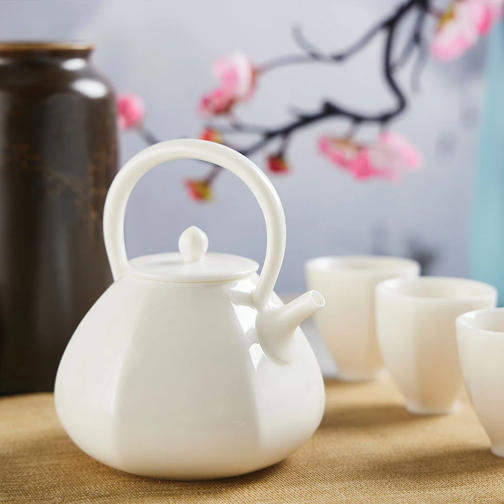 Beixitang·Jianshan Tea Set Gift Box Glazed Bai Yajing One Pot Four Cups Gift Box Packaging detail image 11