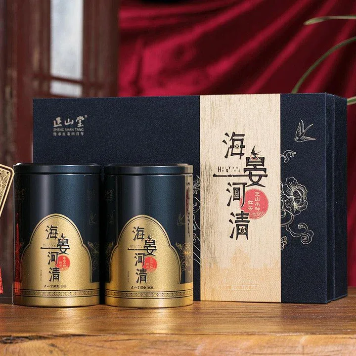 【中国直邮，时效7-15天】正山堂 海晏河清 轻烟正山小种红茶150g礼盒 详情图 1